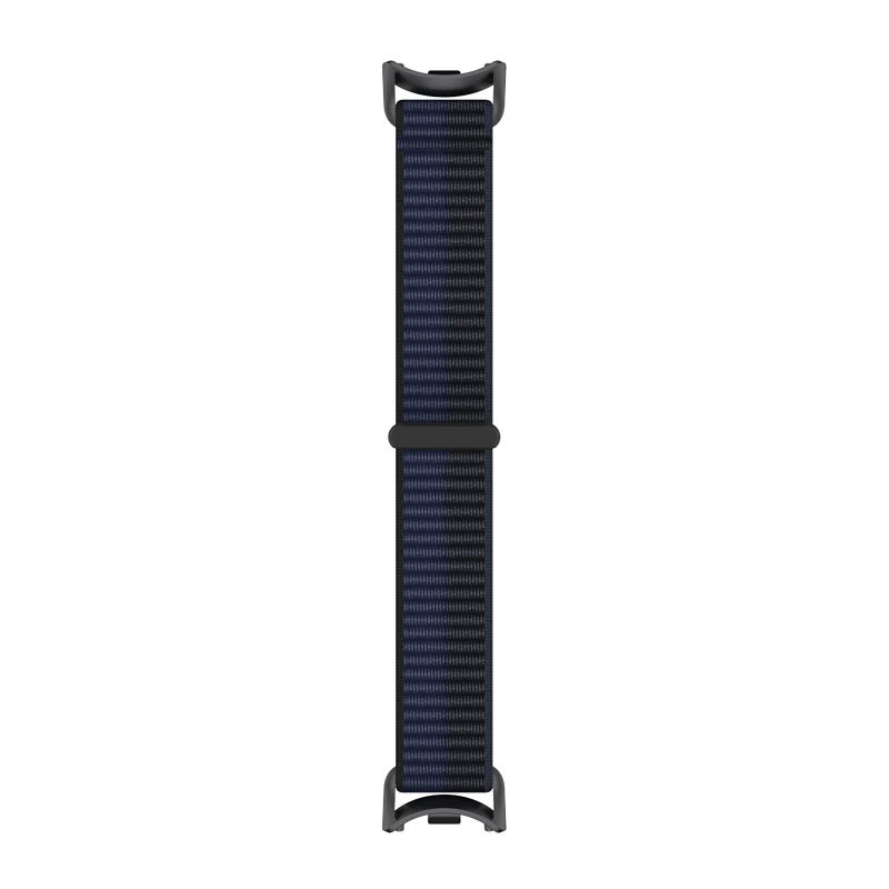 إيروريكس لساعة شاومي الذكية 10 / 9 / 8، سوار ساعة مدمج من النايلون مزود بخطاف وحلقة (أزرق داكن) - Image 4