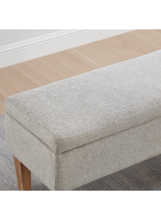 Home Box Carol Fabric Bench with Storage 40.5 x 45.5 x 117 cm - Image 5