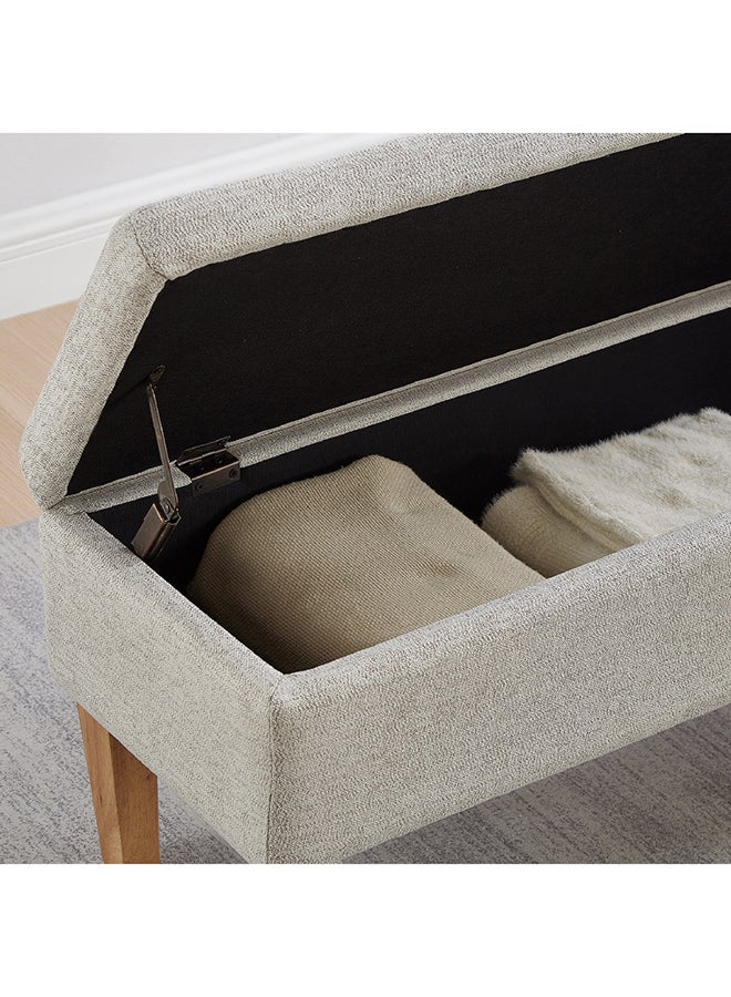 Home Box Carol Fabric Bench with Storage 40.5 x 45.5 x 117 cm - Image 3