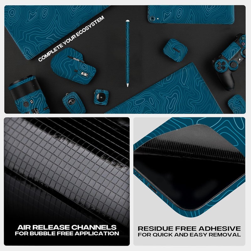 Capes ملصقات تغليف متوافقة مع قلم آيباد الجيل الثاني | تغليف فينيل 3M مقاوم للخدوش ودائم | ليس علبة | متوافق مع الشحن اللاسلكي | أكوا - Image 4