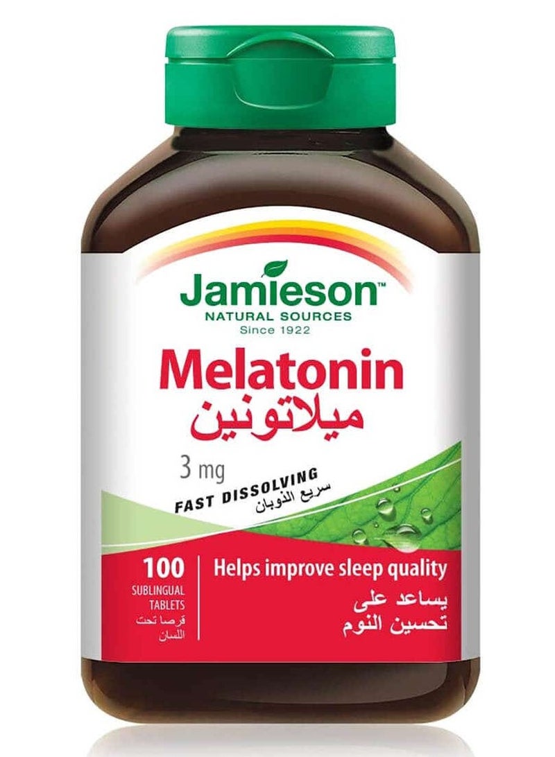 جاميسون ميلاتونين 3 مجم 100 قرص - Image 1