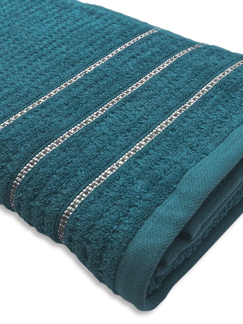 BIANCA Extra Plush Turkish Terry Towels -1pc Bath Towel Size (Mint-Tea) | 480 GSM l 100% Cotton Towel | Bath Towel for Men, Bath Towel for Women Solid-Teal - Image 3