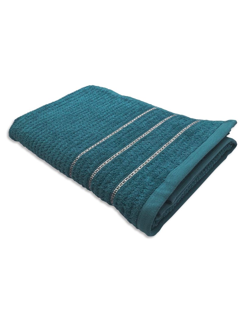 BIANCA Extra Plush Turkish Terry Towels -1pc Bath Towel Size (Mint-Tea) | 480 GSM l 100% Cotton Towel | Bath Towel for Men, Bath Towel for Women Solid-Teal - Image 2