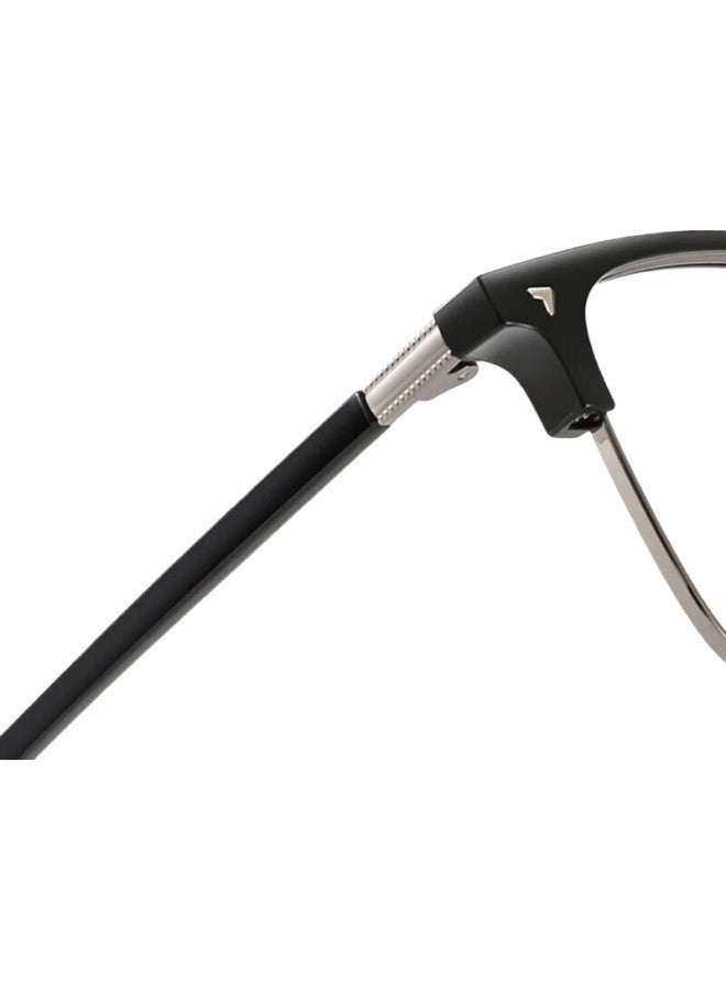 FESETE Men'S Blue Light Blocking Glasses Anti Blue Light Computer Glasses Non-Prescription Retro Half Frame Radiation Protection Eyewear - Image 3