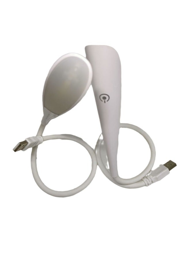 In-line LED Socket Lamp Household Energy Saving Table Lamp Bedside Lamp Wall Lamp Shaped Metal Hose-Color:White-Dimensions:4.5*465mm - Image 5