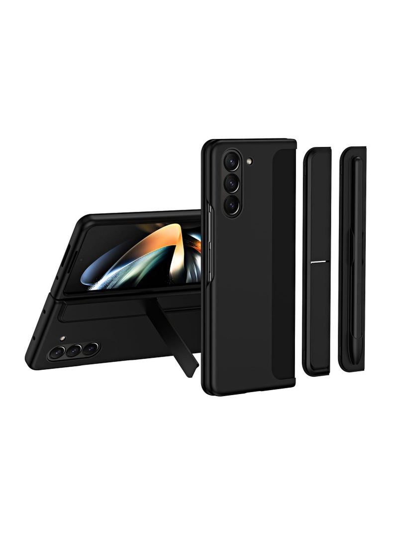 Aookay Case for Samsung Galaxy Z Fold 6 with Pen, Build-in Screen Protector, with Detachable Pen Holder and Kickstand Case for Z Fold 6 [Not Original Pen] (Black)  - Image 1
