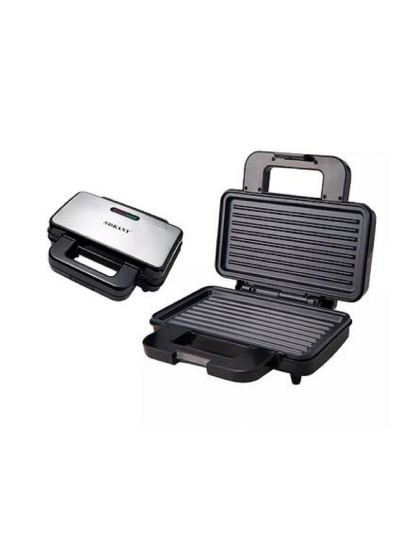 سوكاني Sk-bbq-227 شواية وصانع السندوتشات سوكاني - 1000 وات - تسخين مزدوج الجانب - Image 2