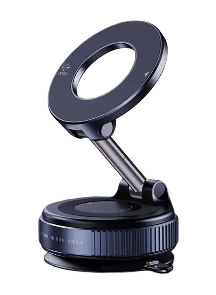 K007 Electric Vacuum Magnetic Suction Phone Holder, Universal Compatibility, Phone Mount for iPhone 16/15/14/13/12, Car/Mirror/Shower - Image 1