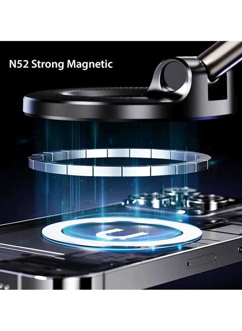 K007 Electric Vacuum Magnetic Suction Phone Holder, Universal Compatibility, Phone Mount for iPhone 16/15/14/13/12, Car/Mirror/Shower - Image 3