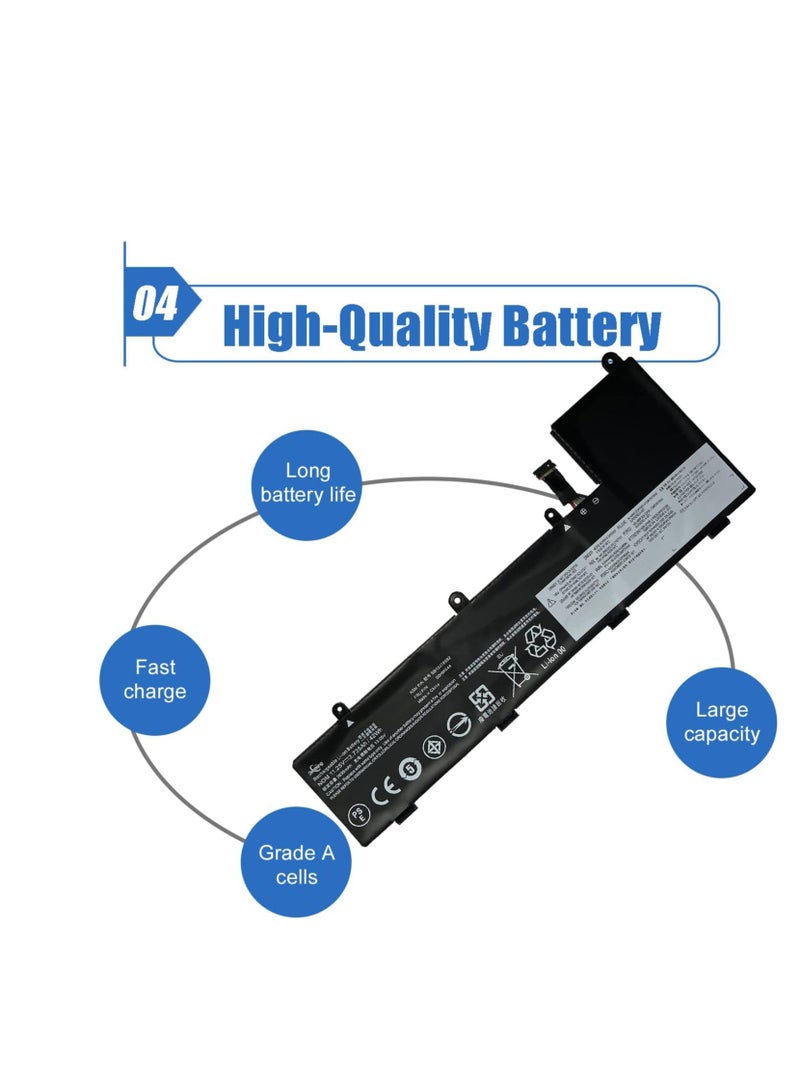 Terabyte 00HW043 00HW044 Battery for Lenovo ThinkPad Yoga 11E 3rd Gen 11E 20G8-S03400 20GA Series SB10J78991 SB10J78992 00HW042 SB10J7899 11.25V 42Wh/3735mAh - Image 2