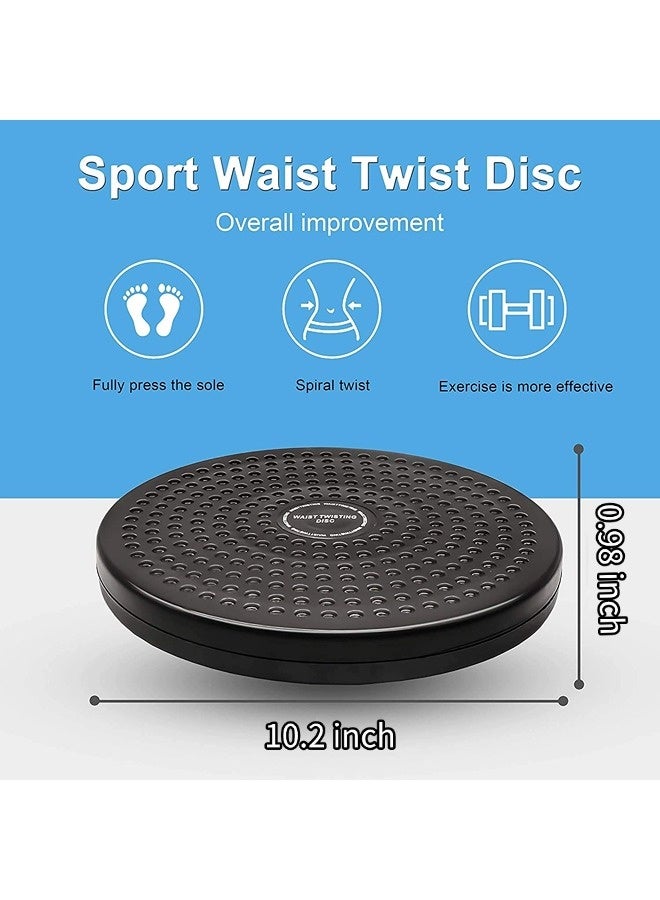 شيبشيب لوحة التواء الخصر - قرص تمرين لنحت الخصر وتمارين التخسيس، سطح تدليك للقدم غير قابل للانزلاق مع جزيئات، لوحة التواء عضلات البطن الأساسية، قرص دوار لتمارين الجذع وعضلات البطن - Image 5