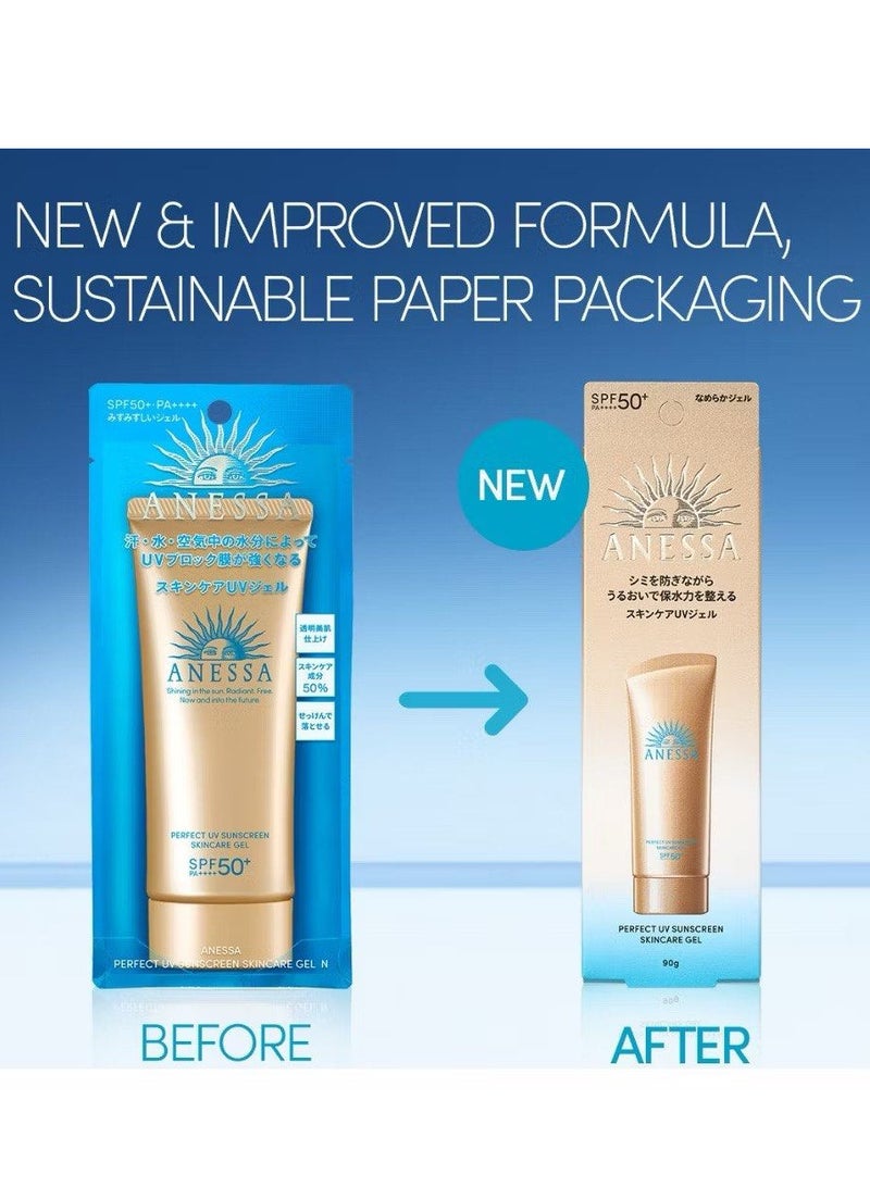 Anessa Perfect Uv Sunscreen Skincare Gel Spf50- 90g - Image 3