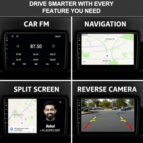 Modorwy Original 9inch HD QLED Car Android Stereo | 2GB RAM & 32GB ROM | OS 13 Double Din Car Multimedia Player | incl. AHD Rear Camera & Frame Compatible with Ford Ecosport New - 1 Year Warranty - Image 5