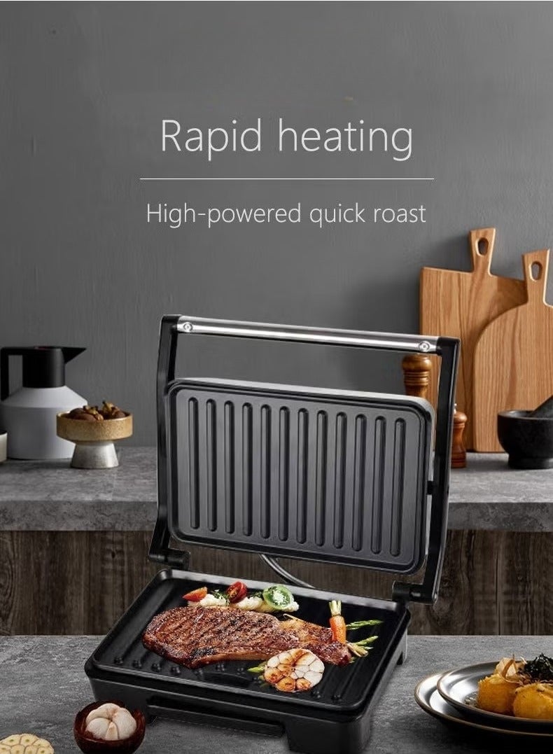 sokany Multifunction Electric Steak Machine, Panini Maker, Bread Machine, 2000W, KJ-202, Black - Image 4