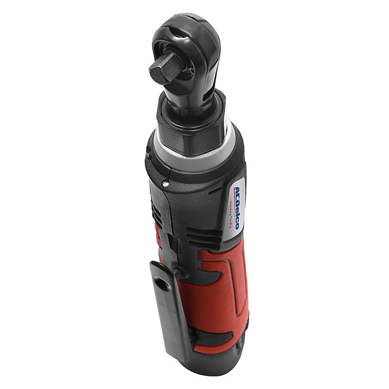 ACDelco Tools ACDelco ARW1207P G12 Series 12V Cordless Li-ion 1/4â€ 30 ft-lbs. Torque Ratchet Wrench Tool Kit, Red - Image 3