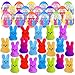 Holydeck 18 Pcs PreFilled Easter Eggs with Plush Bunny Toys Inside Perfect for Kids Girls Boys Easter Egg Fillers Hunt Easter Basket Stuffers Party Favors Gifts - Image 2