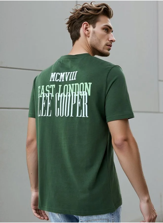 Lee Cooper Lee Cooper Typographic Print Crew Neck T-shirt