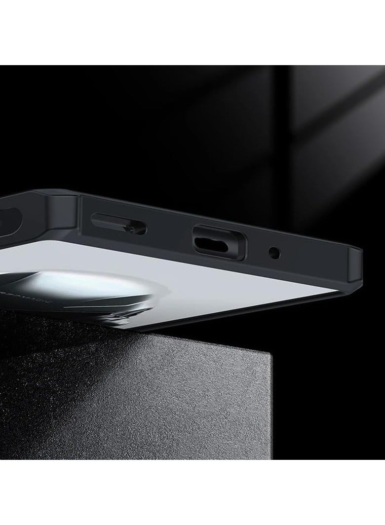 general Case Compatible with ZTE Nubia Neo 2 5G 【Droproof】 【Sweat-Proof】 【Fingerprint-Proof】 Shockproof TPU+PC Clear Protective Phone Case Fits ZTE Nubia Neo 2 - Image 3