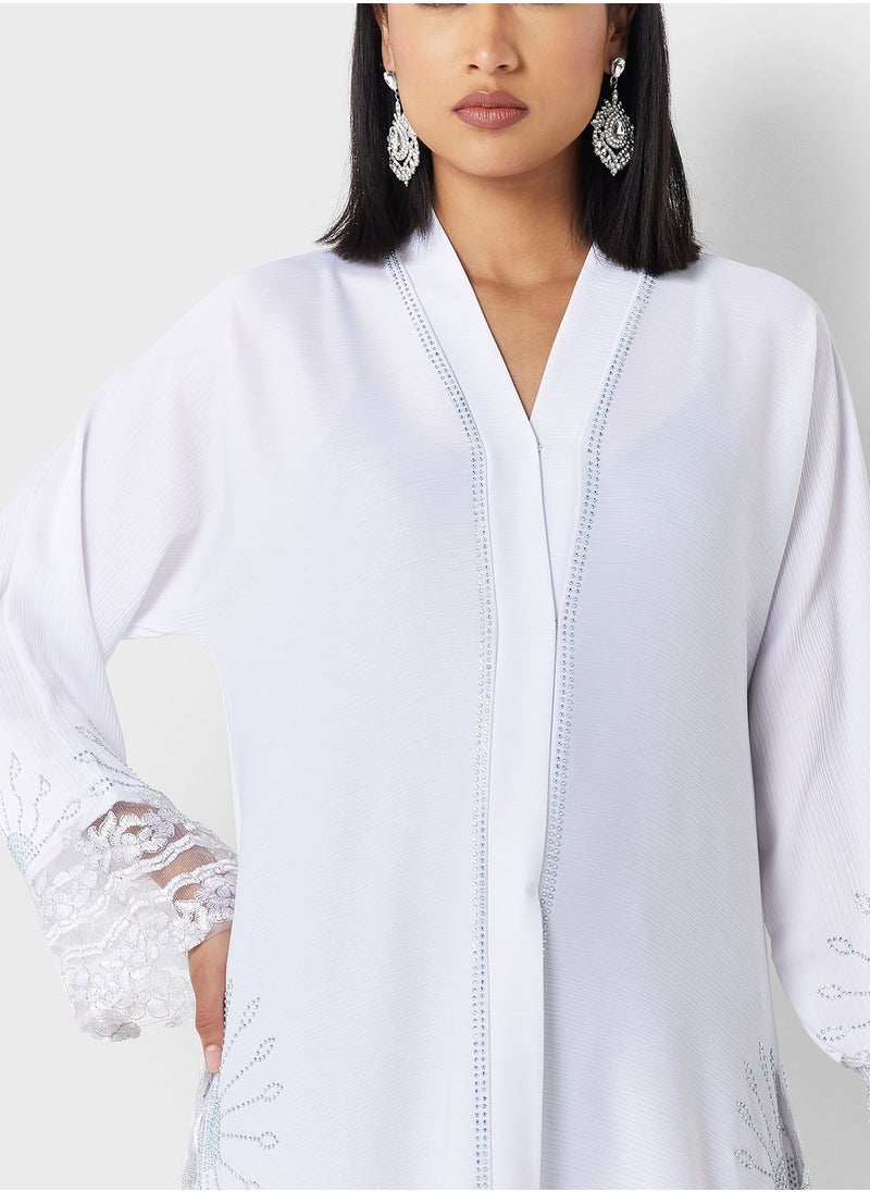 Khizana - Embellished Detail Abaya - Image 1