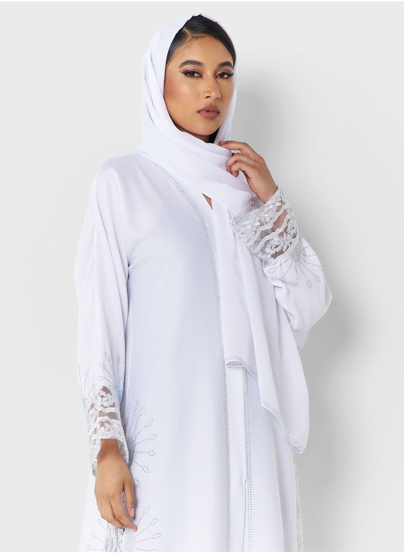 Khizana - Embellished Detail Abaya - Image 1