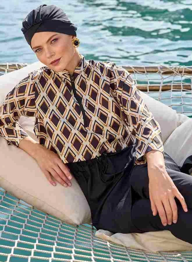 Rivamare  Zayna Burkini 4-Piece Modest Swimwear Set for Women | Best Price UAE