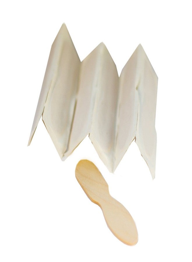 Perfect Stix عصي الحرف الخشبية المثالية / ملعقة تذوق آيس كريم مسطحة، مغلفة بورق، بطول 3 إنش (عبوة من 100)  - Image 1