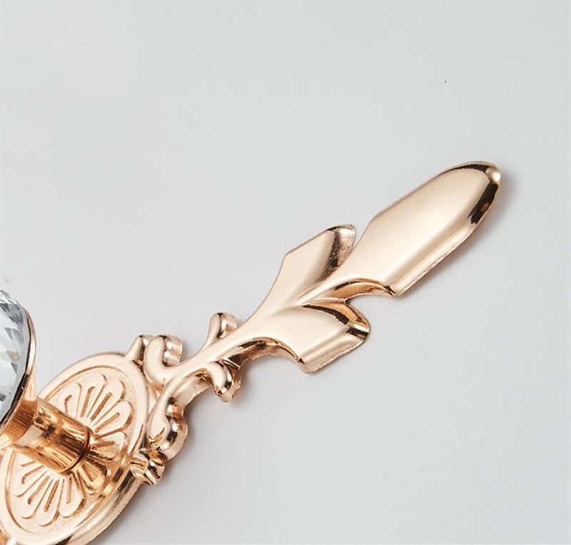 FDSHIP Classic Golden Filigree Knobs for Cabinets Cupboards Drawer Pull Set 2 Pieces - Image 3