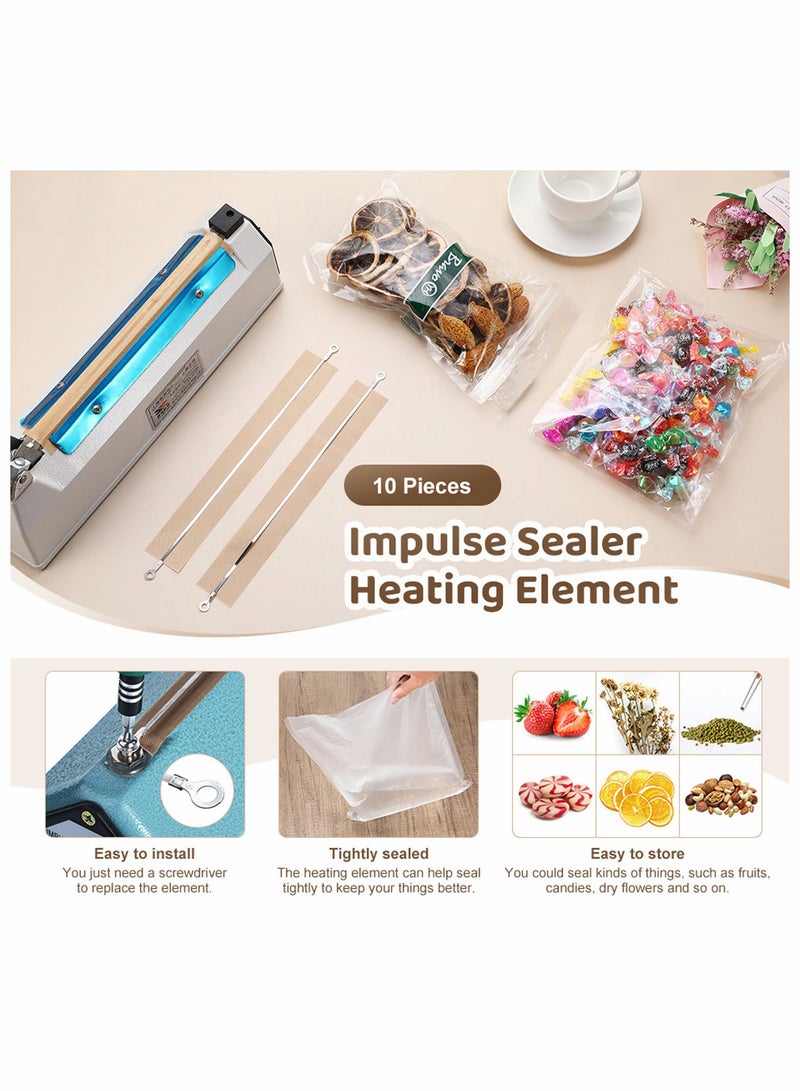 10-Pack Heat Seal Strips Replacement Kit for SF 200 Impulse Sealers - Essential Repair Parts for Efficient Sealing - Image 4