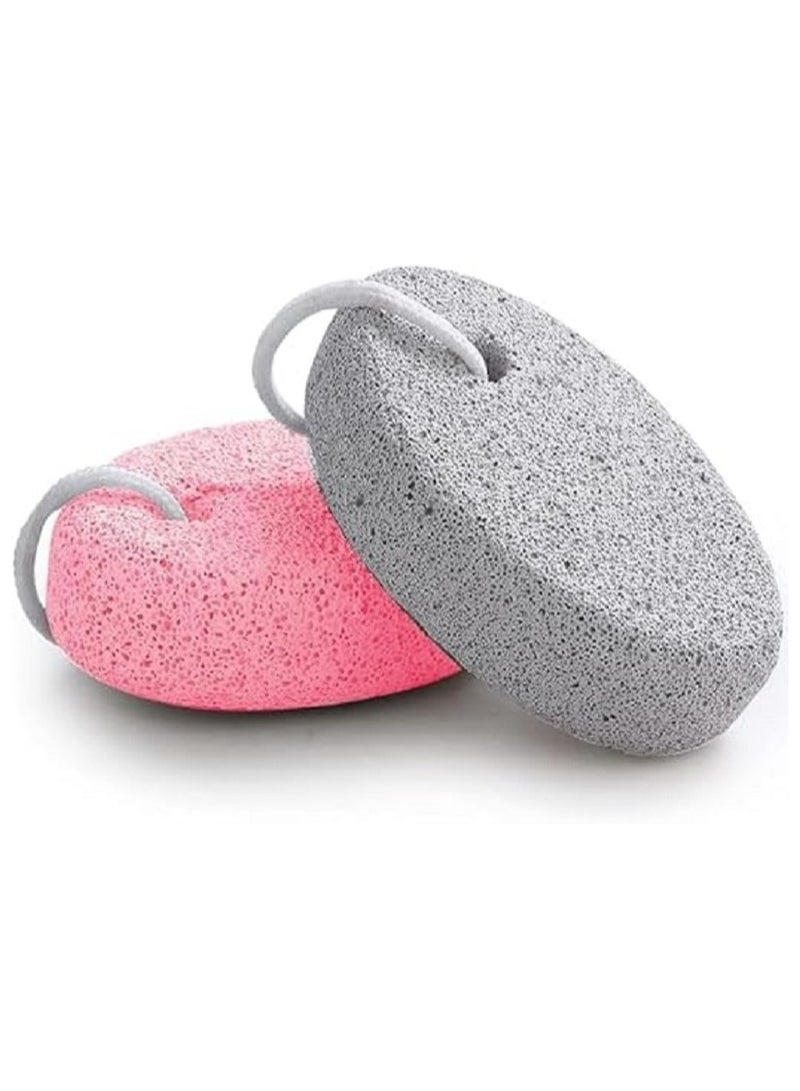 Natural Foot Stone - Pedicure Tools for Hard Skin Removal on Feet and Hands - Natural Exfoliation for Dead Skin Removal on Heels, Elbows and Hands - 1 Piece in Different Colors - Image 1