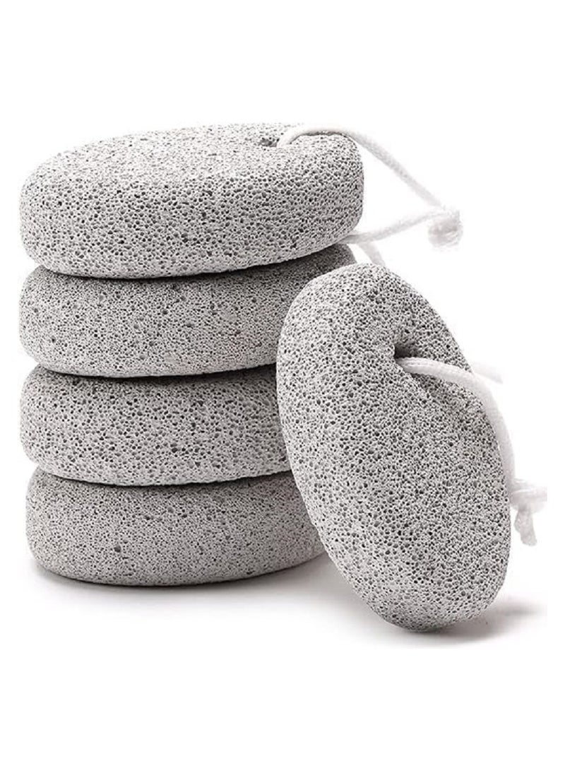 Natural Foot Stone - Pedicure Tools for Hard Skin Removal on Feet and Hands - Natural Exfoliation for Dead Skin Removal on Heels, Elbows and Hands - 1 Piece in Different Colors - Image 3