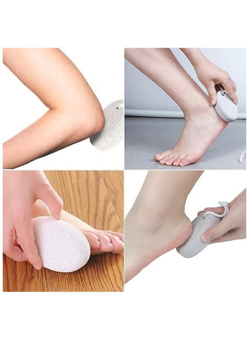 Natural Foot Stone - Pedicure Tools for Hard Skin Removal on Feet and Hands - Natural Exfoliation for Dead Skin Removal on Heels, Elbows and Hands - 1 Piece in Different Colors - Image 5