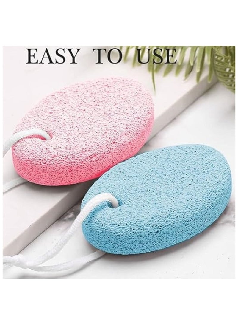 Natural Foot Stone - Pedicure Tools for Hard Skin Removal on Feet and Hands - Natural Exfoliation for Dead Skin Removal on Heels, Elbows and Hands - 1 Piece in Different Colors - Image 4