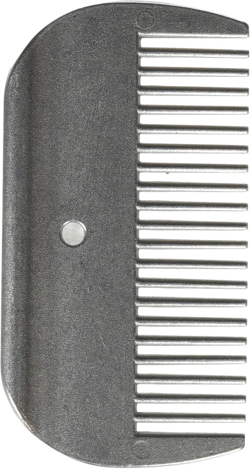 077271 Mane Comb for Horses Silver, 4inch