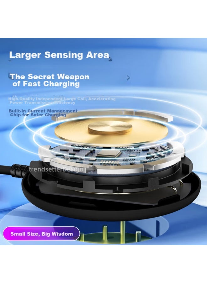 Win Potential Winqian Compatible Magnetic Charging Cable For Samsung Watch, Charging Dock For Watch 7/6/5/4/pro/3/2/active2/1 Smarch Accessories - Image 4