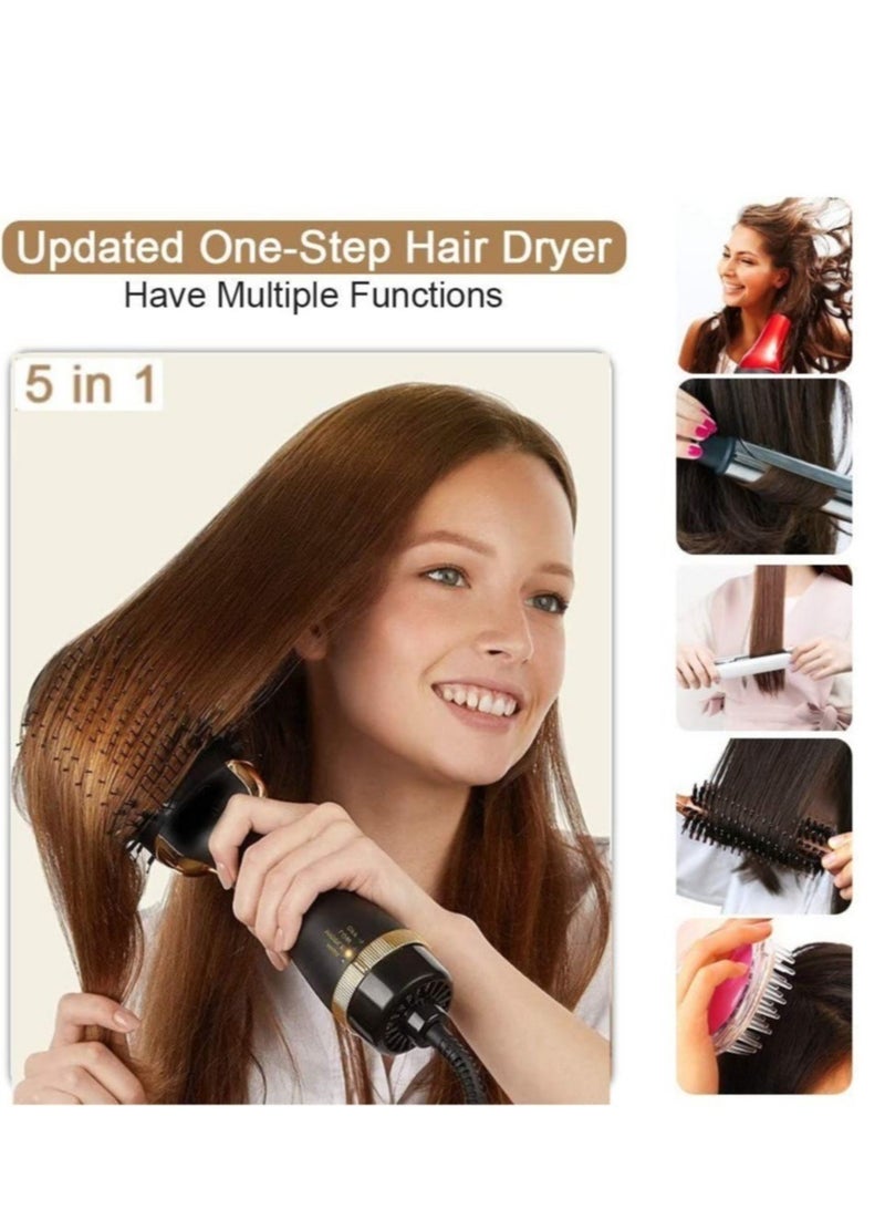ELTRAZONE Hair Dryer Brush Blow Dryer Brush in One, Hair Dryer and Styler Volumizer Professional 4 in 1 Hot Air Brush, Negative Ion Anti-Frizz Blowout Hair Dryer Brush for Drying, Straightening, Curling, Salon - Image 1