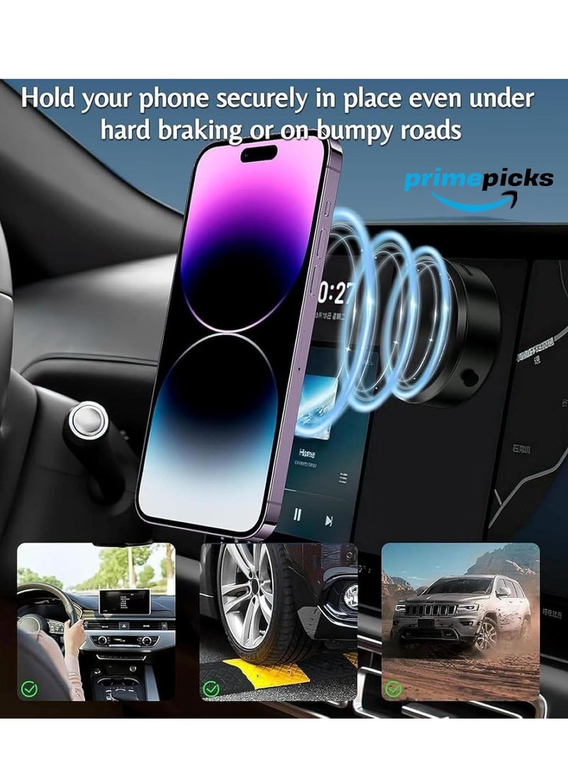 ELTRAZONE Magnetic Mobile Phone Holder Car Mount – Universal Vacuum Adsorption Bracket, Stable & Secure Car Phone Mount - Image 4