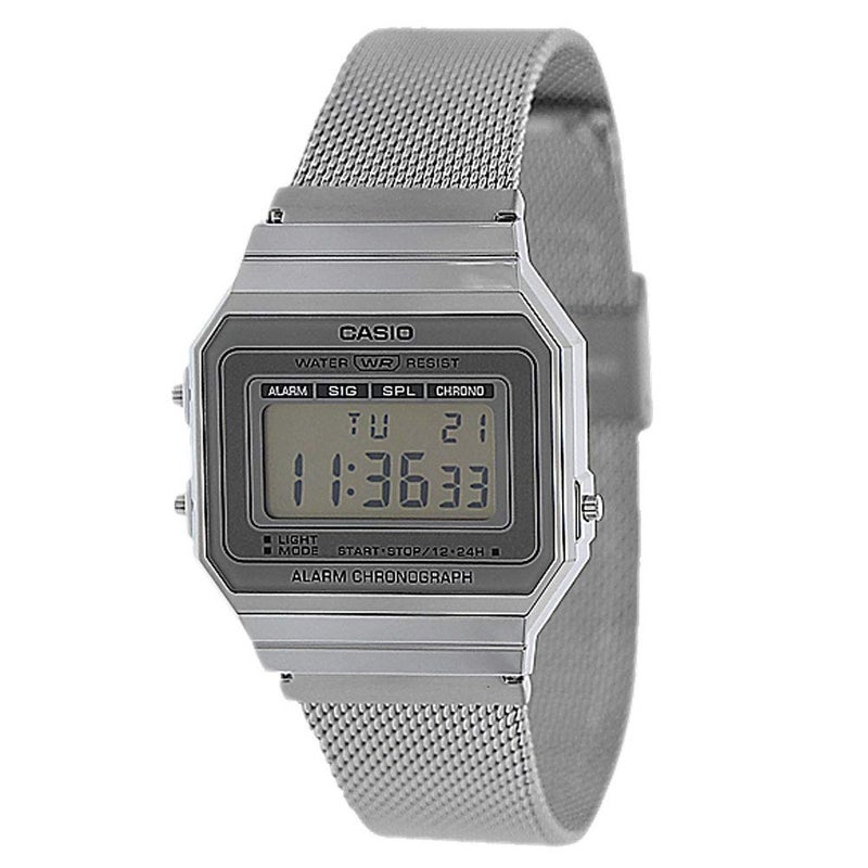 CASIO G-Shock Casio Vintage A700WM-7AVT Silver One Size - Image 5