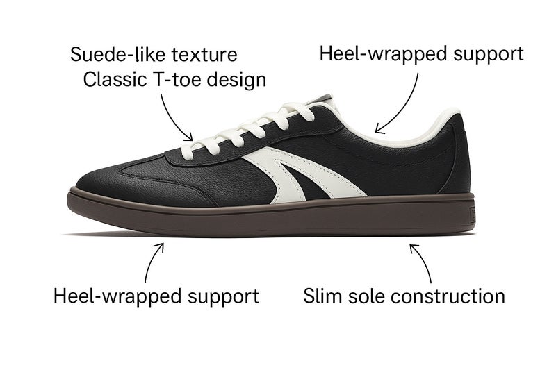 ANTA TT Berlin Classic German Trainer | Lightweight Soft Sole Retro Sneakers - Image 2