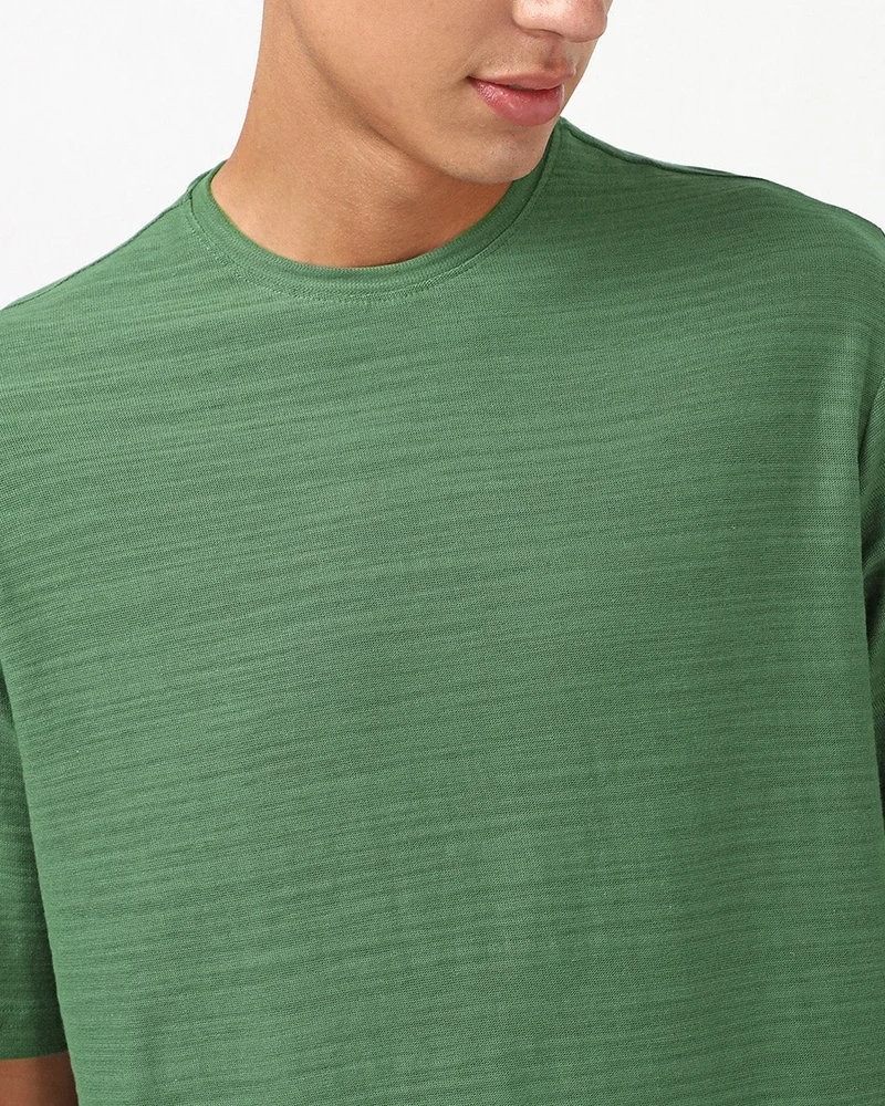 Bewakoof  Men's Green Oversized T-shirt for Men | Best Price UAE