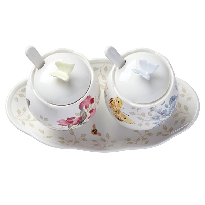 Lenox Butterfly Meadow 7-Piece Condiment Set  White - - Image 2