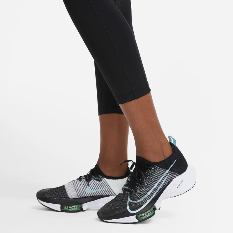 Nike Black Women's Fast Mid-Rise Crop Running Leggings for Women | Best Price UAE