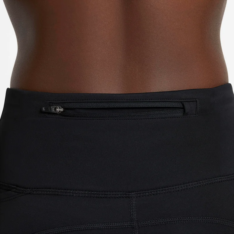 Nike Black Women's Fast Mid-Rise Crop Running Leggings for Women | Best Price UAE