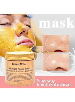 24K Gold Face Mask Collagen Anti - Ageing Moisture Wrinkle - Removing Blackheads Deep Cleansing - pzsku/Z47CCF65C3983C73186CEZ/45/_/1689046260/c6d842bd-f1f2-483f-8cd2-73fd7f4d7f9c