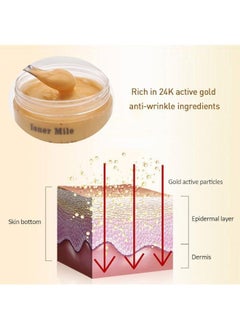 24K Gold Face Mask Collagen Anti - Ageing Moisture Wrinkle - Removing Blackheads Deep Cleansing - pzsku/Z47CCF65C3983C73186CEZ/45/_/1689046263/48b799b9-5510-4726-a125-5239cb2443d1