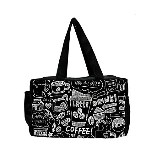 Myfav MY FAV Insulated Reusable Lunch Bag for Women | Stylish Printed Tote Lunch Bag for Office, School, Picnic, Gym & Outdoor Travel | Eco-Friendly, Leakproof & Water-Resistant Portable Lunch Box Bag - Image 1