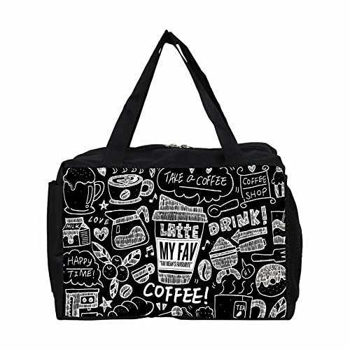 Myfav MY FAV Insulated Reusable Lunch Bag for Women | Stylish Printed Tote Lunch Bag for Office, School, Picnic, Gym & Outdoor Travel | Eco-Friendly, Leakproof & Water-Resistant Portable Lunch Box Bag - Image 2