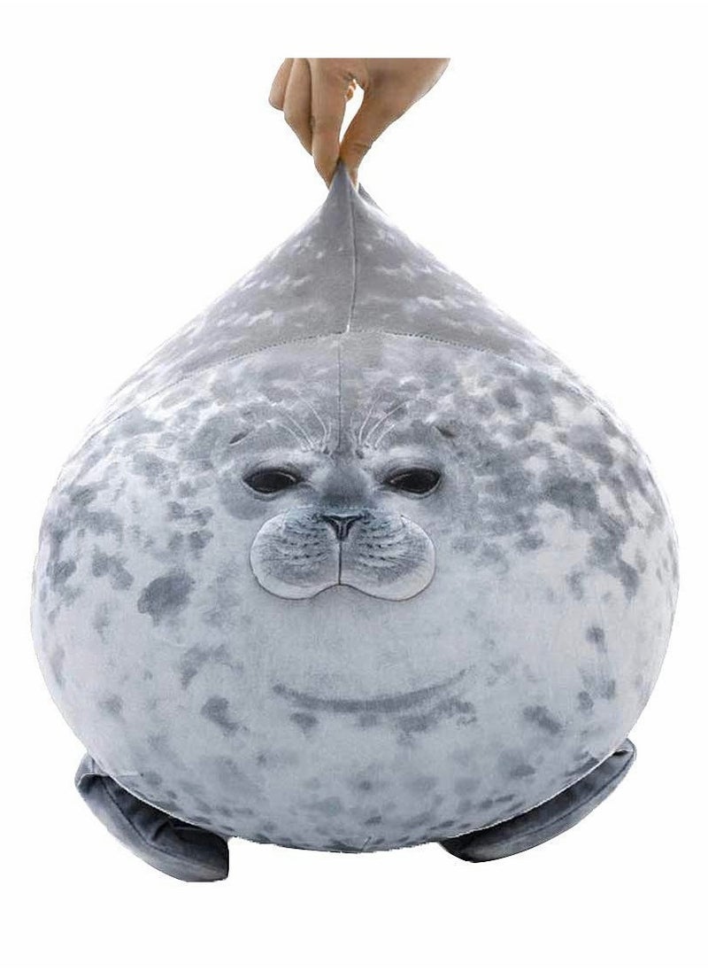 SYOSI Soft Seal Plushie Pillow Chubby Blob Seal Hugging Pillow Cute Stuffed Animal Plush Pillow Toy Kawaii Room Decor for Kids Boys Girls(17.6inch)  - Image 1