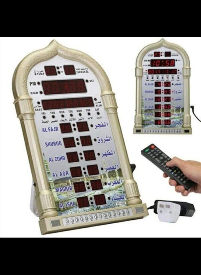 Precision Works Islamic Azan Clock Model 4004  - Image 1