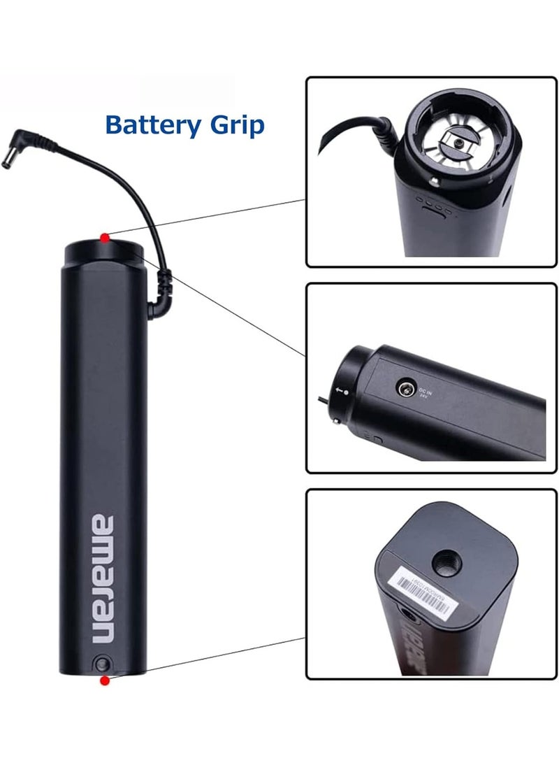 عماران ضوء أنبوب LED RGBWW من Amaran T4C – بطول 4 أقدام وبقدرة 40 واط، ألوان كاملة مع حرارة لون قابلة للتعديل (2500K–7500K)، مقبض بطارية قابل للإزالة، تحكم عبر تطبيق Sidus Link وDMX، تأثيرات إضاءة مدمجة، محمول ومثالي للإنتاج الإبداعي - Image 5