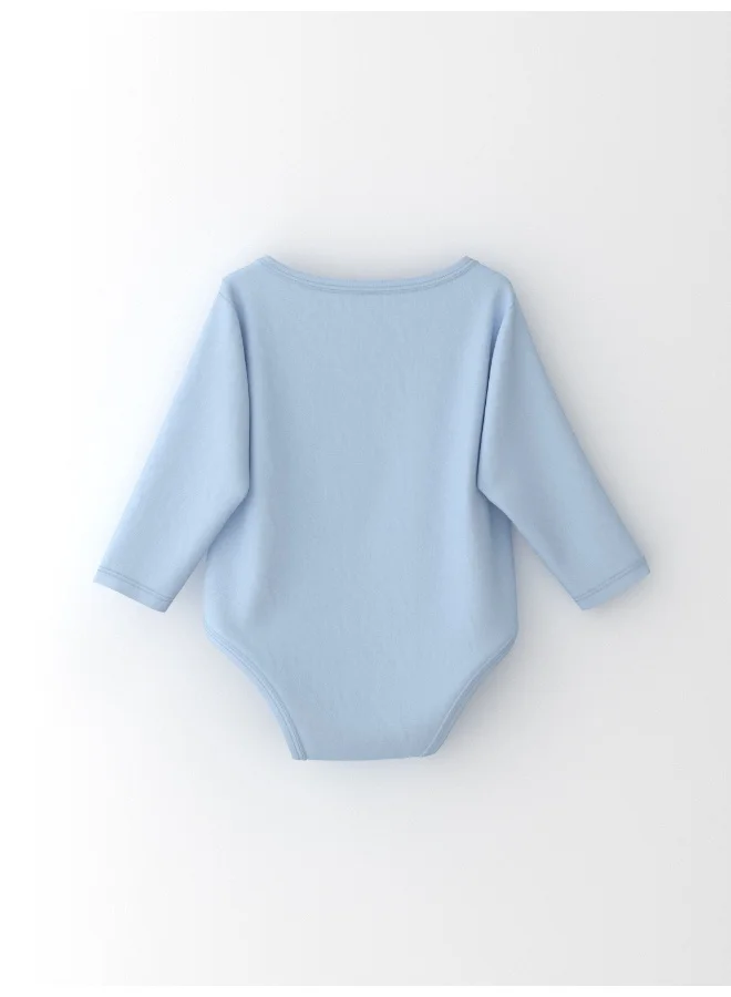 نوتيناتي Nautinati Infants' Cotton Pack of 3 Ocean Print Bodysuit
